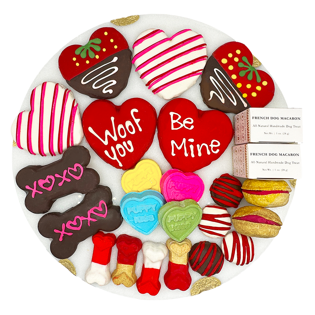 Valentines Love Themed Dog Treats Gift Box Valentines Love Themed Dog Treats Gift Box