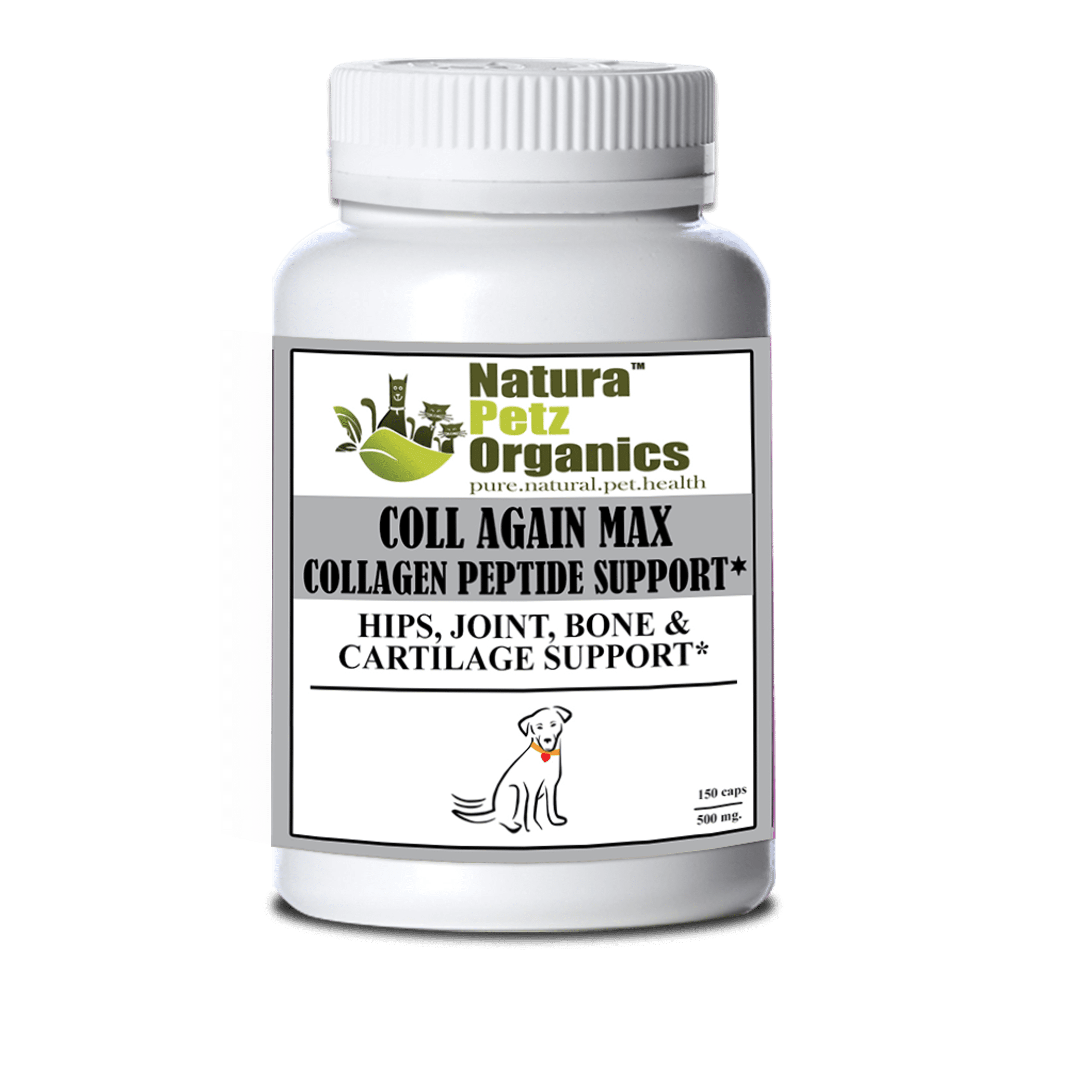 Coll Again Max Collagen Peptide Support Capsules* Hips, Joint, Bone & Cartilage Support* Dogs & Cats* Coll Again Max Collagen Peptide Support Capsules* Hips, Joint, Bone & Cartilage Support* Dogs & Cats*