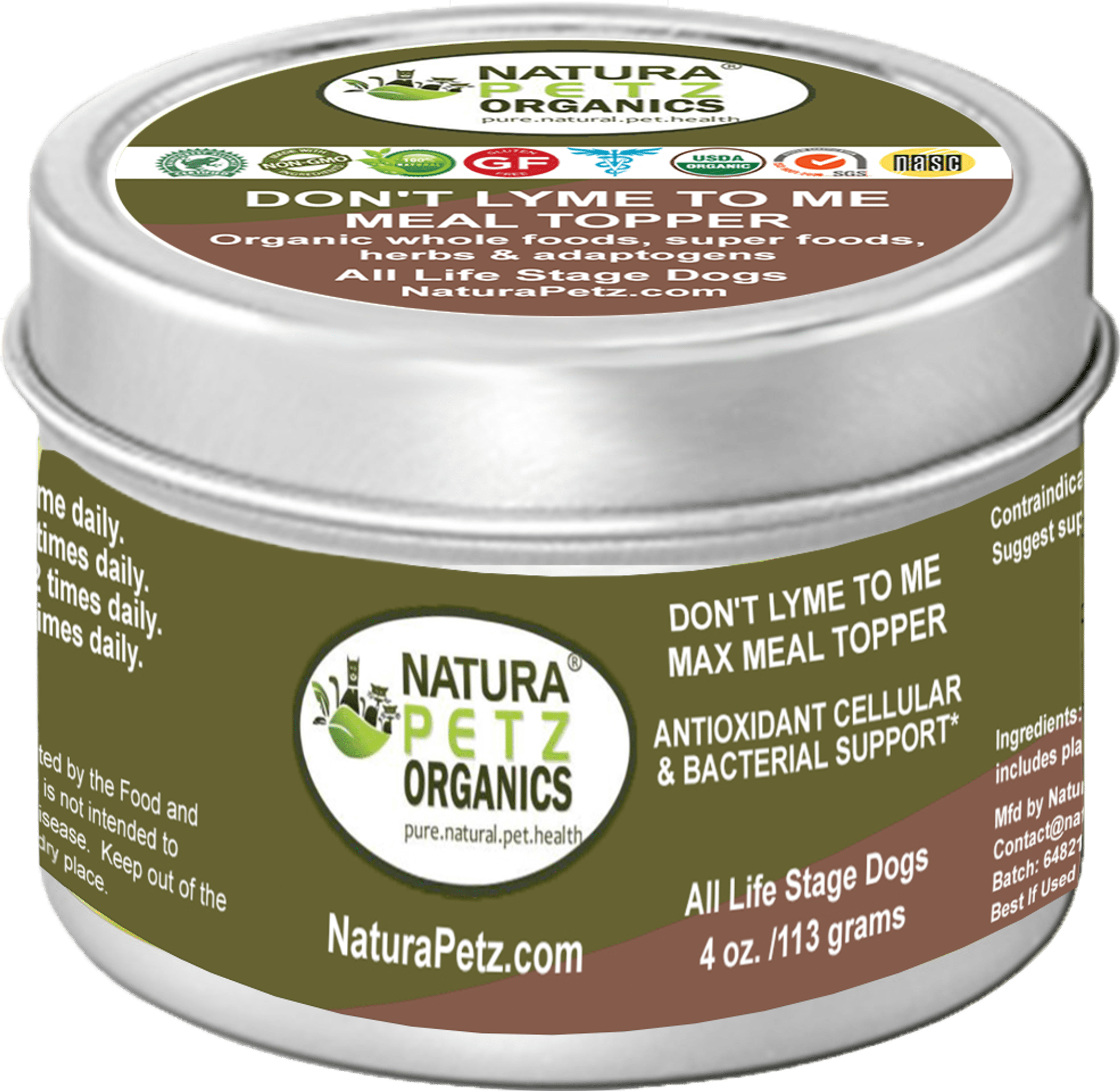 Don'T Lyme To Me Max Meal Topper* Antioxidant Cellular & Bacterial Support* Dogs & Cats* Don'T Lyme To Me Max Meal Topper* Antioxidant Cellular & Bacterial Support* Dogs & Cats*