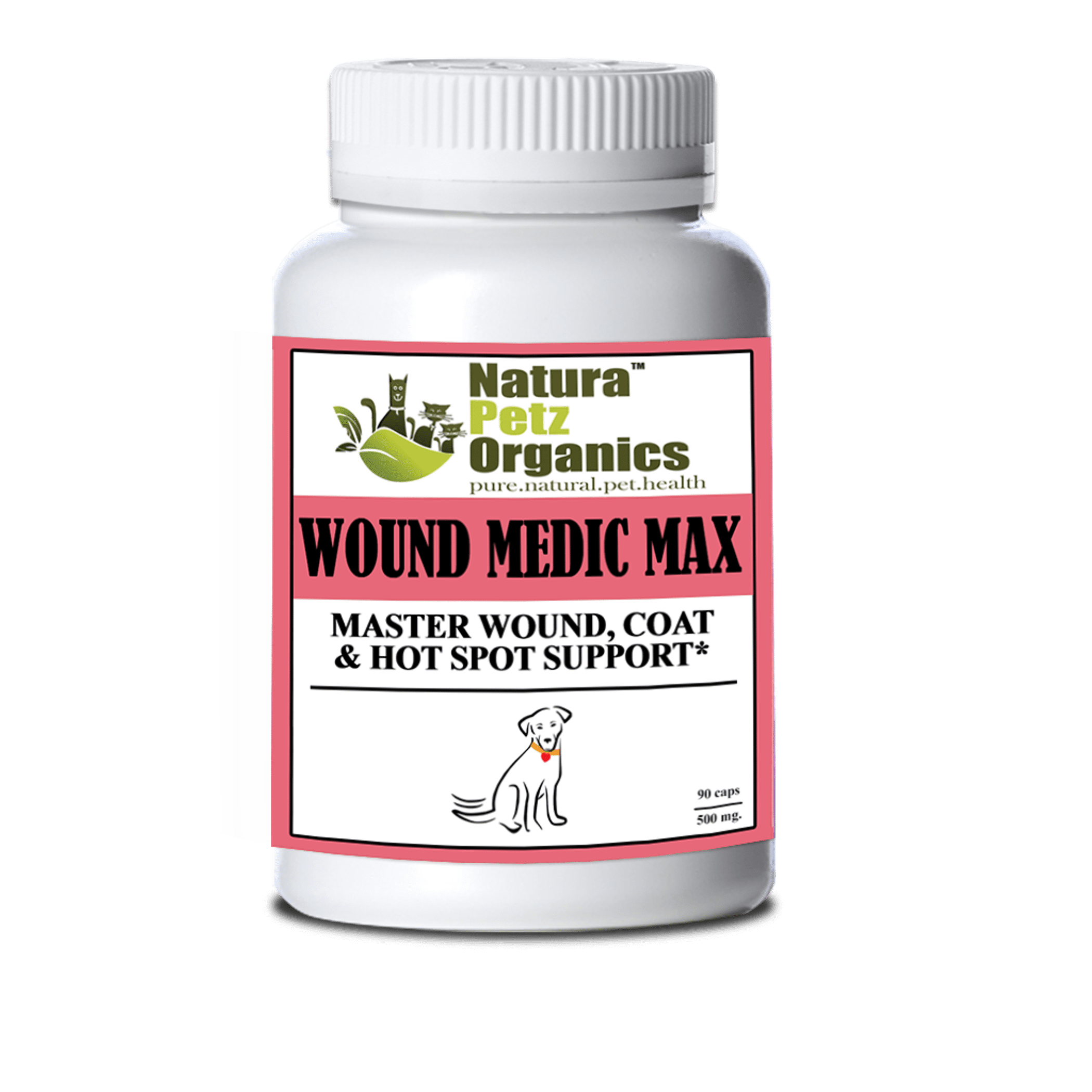 Wound Medic Max Caps* Master Wound, Skin & Coat Support For Dogs & Cats* Wound Medic Max Caps* Master Wound, Skin & Coat Support For Dogs & Cats*