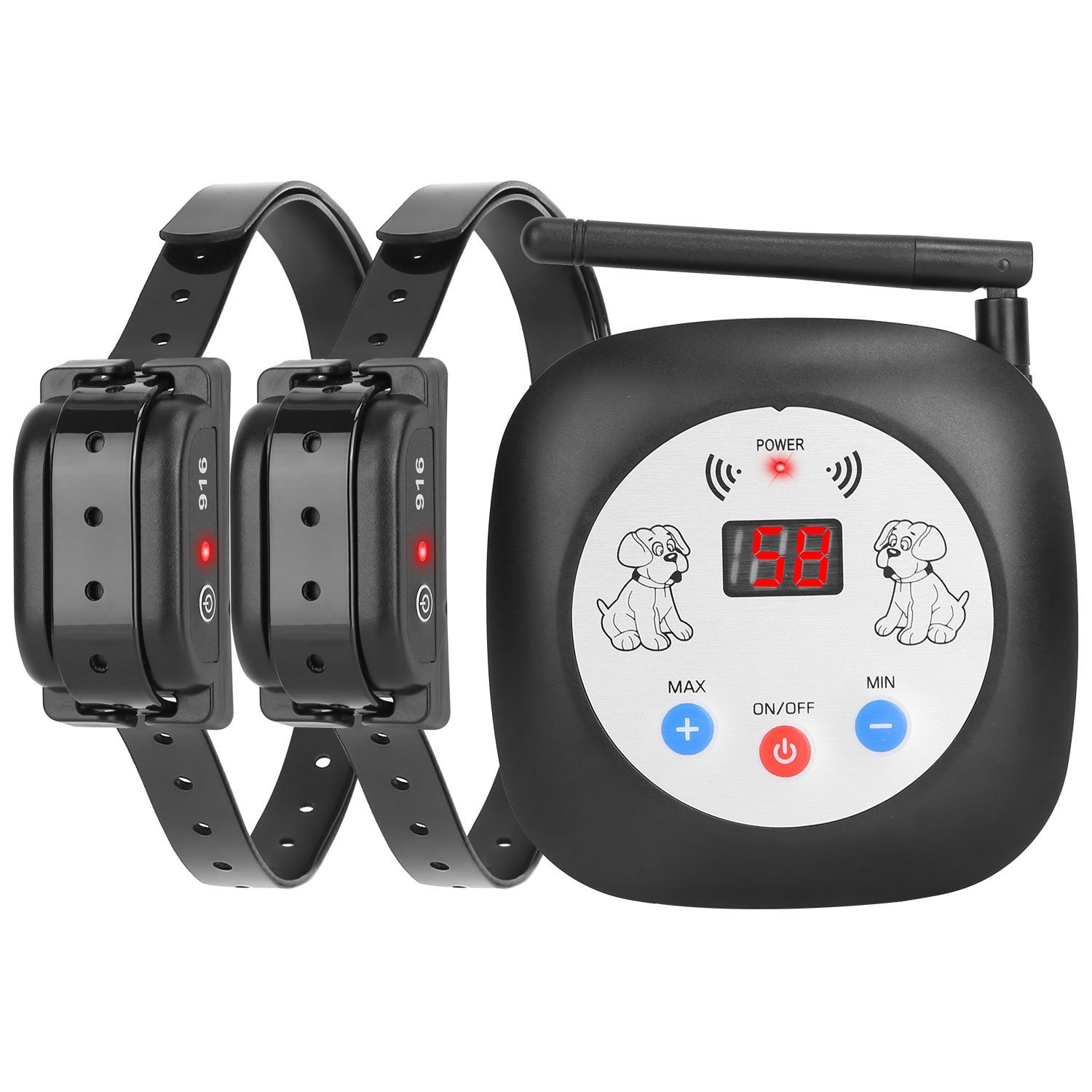 328FT Electric Wireless Dog Fence System With GPS Location Monitor Collar Receiver 328FT Electric Wireless Dog Fence System With GPS Location Monitor Collar Receiver